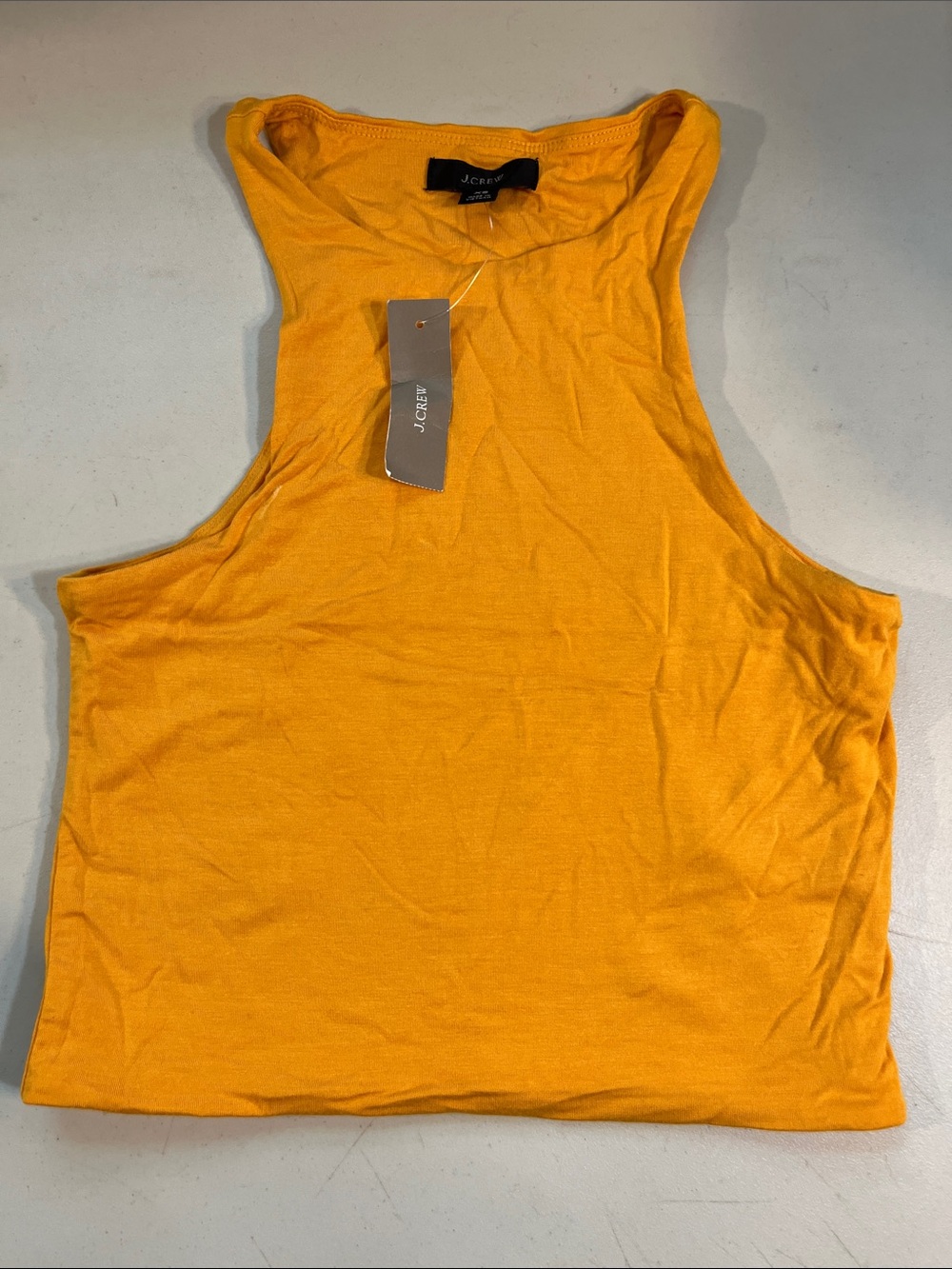 J. Crew Yellow Muscle Tank Top